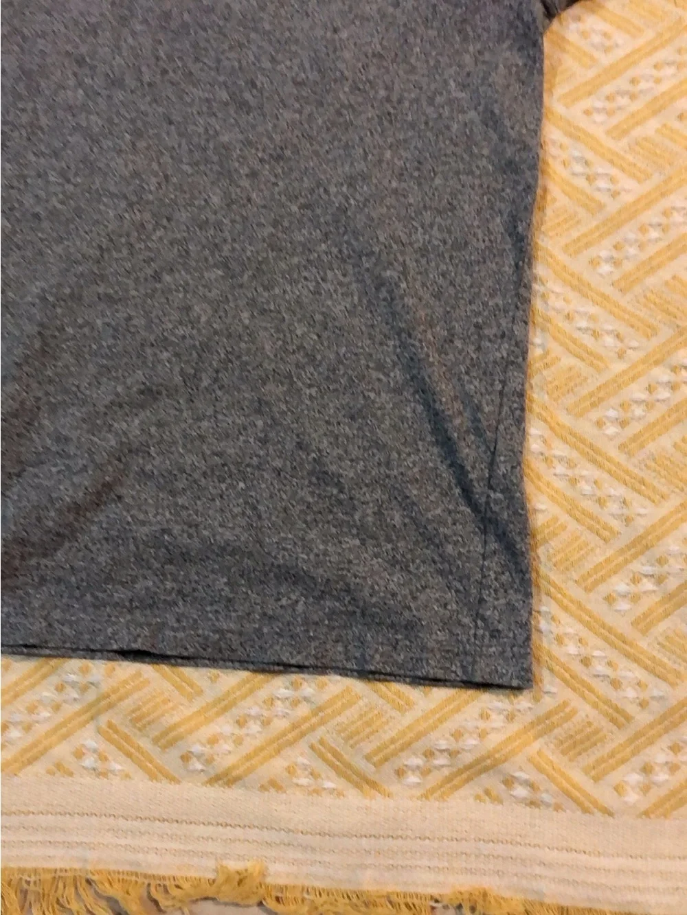 Grey Graphic Tee with 'Love Your Own Life' Detail
